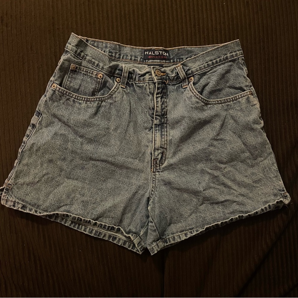 denim blue women’s shorts